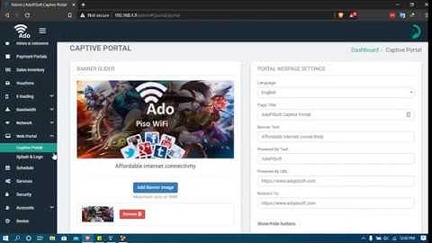 ADO WIFI HOTSPOT SOFTWARE USING VIRTUAL MACHINE | VERSION 4 BETA 1