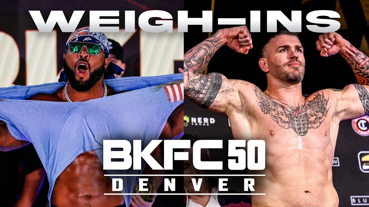 Watch BKFC 50 Hunt vs Camozzi Live Weigh-Ins