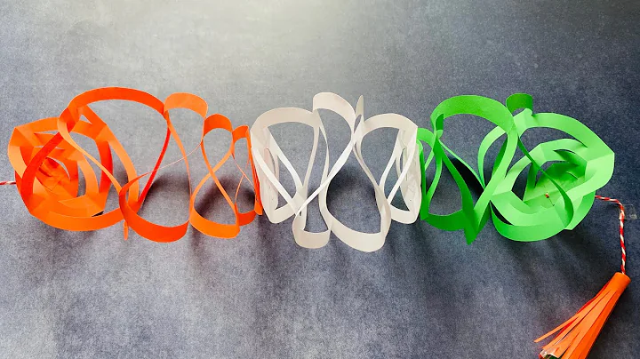 😍Easy Tricolor Paper Garland | DIY Craft Ideas for Independence Day | Independence Day Special