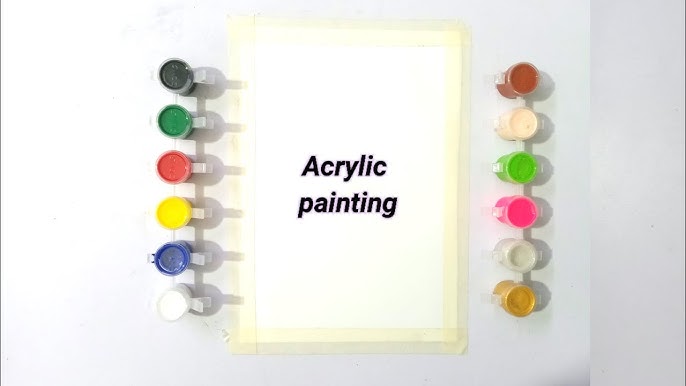 The Best Acrylic Painting Ideas – Canvas by Numbers