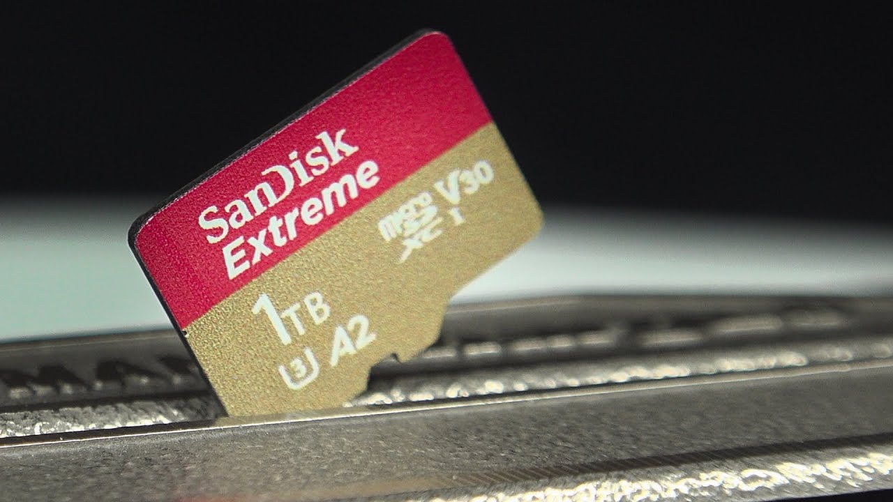 Déballage de la Carte Micro SD Sandisk Extreme de 1TO 