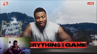 NBA2K21 everything is dame current gen cover athlete reaction