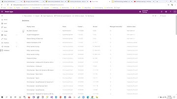 How to create a Solution using Power Apps Solution Editing Dynamics 365 Customer Engagement CRM