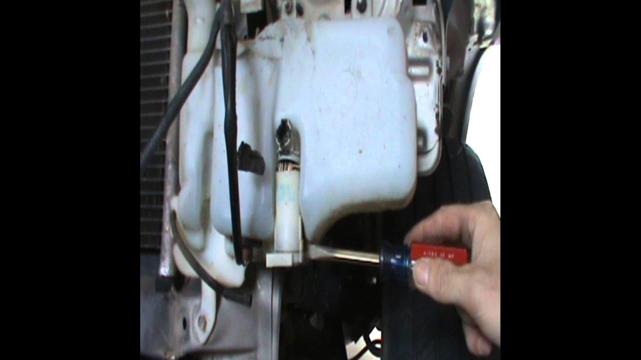 Replacing Windshield Washer Pump - YouTube