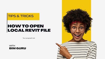 How to Open Local Revit File || Revit Tips & Tricks || BIM Guru