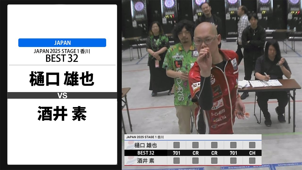 樋口 雄也 VS 酒井 素】JAPAN 2025 STAGE1 香川 BEST32 - YouTube