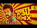 Whistle podu x what a karvaad   remix  anirudh  u1 goat  vip