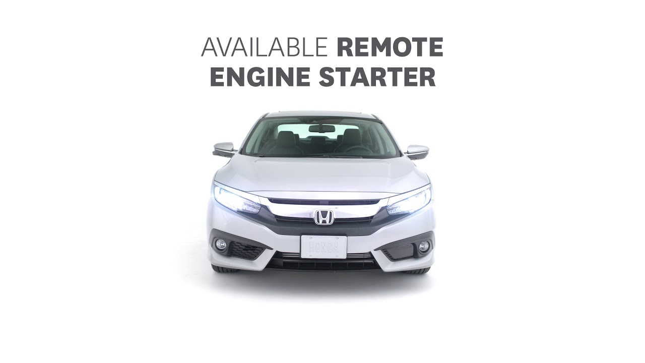 2018 Honda Civic: Remote Engine Starter - YouTube