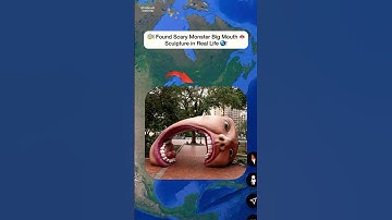 I Found Scary Monster Big Mouth 👄 on google earth and google maps 🌎! #shorts #findwouldexploring