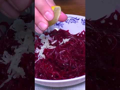 #shorts Улетный салат! Съедят за минуту! Необыкновенно простой и вкусный САЛАТ из обычной СВЕКЛЫ!