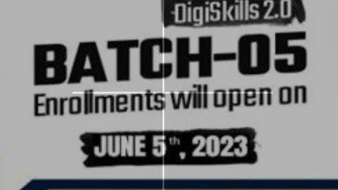 Digiskill 2.0 Batch-05 start from june ,2023 and enrollment #batch 5 #digiskill batch 5#enrollment 5