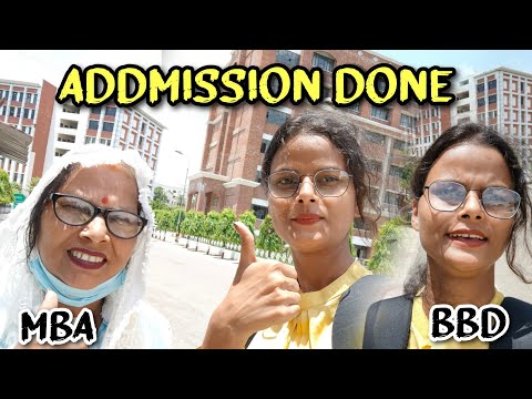 My Addmission in MBA vlog | BBD University Lucknow