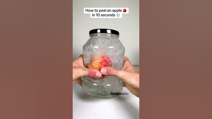 This is how you peel an Apple in 10 seconds 🍎💨