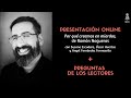 Presentación online y respuestas en directo con Ramón Nogueras y «Por qué creemos en mierdas»