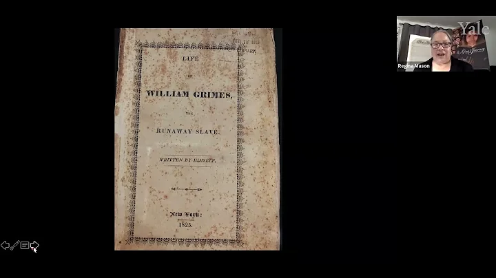 Life of William Grimes with Regina Mason: Mondays ...