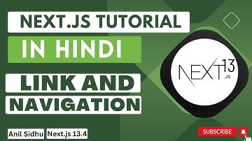 Next JS tutorial in Hindi #8 Link and Navigation in next.js 13.4