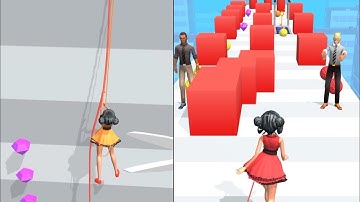 Game Unravel Run Levels 8 - 9 👗👚 " Android iOS Game Play
