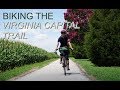 Biking the Virginia Capital Trail. Day 1 Richmond to Charles City