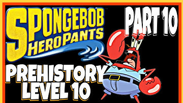 SPONGEBOB HEROPANTS | WALKTHROUGH PART 10 | PREHISTORY LEVEL 10 (4K 60 FPS)