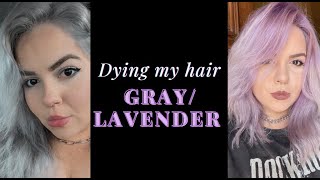 Dying my hair gray and lavender | oVertone