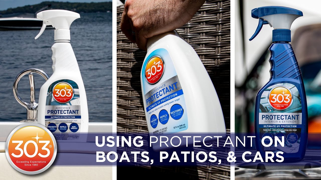 303 Protectant: Perfect For Boats, Patios, & Cars! 