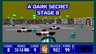 Old Games - Wolfenstein 3D / Episode 4 Stage 8 / PC Gameplay