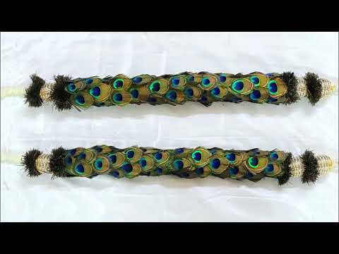மயில் தோகை மாலை கட்டுவது எப்படி |Easy Way to Make Peacock Feather Garland at Home#peocock#garlands