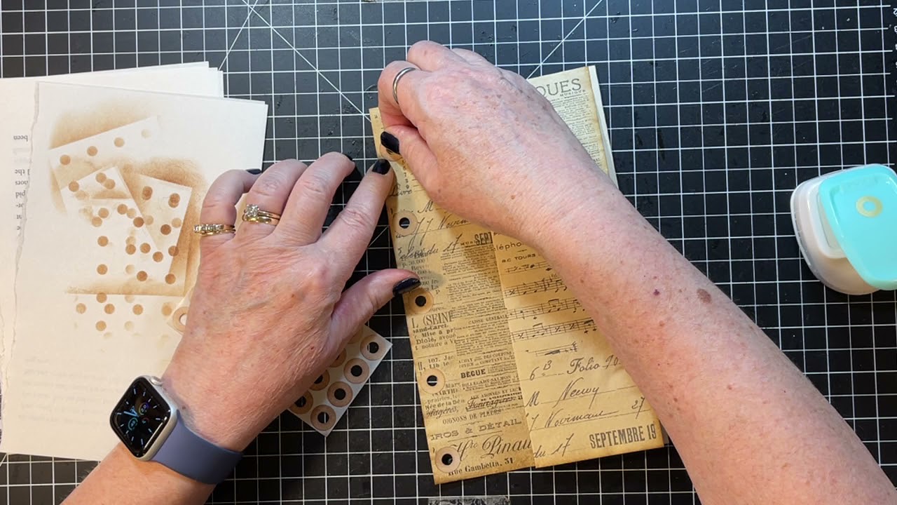 Yuletide! - Blue Fern Studios DT Project - 5 Ring Binder Journal - Part 4