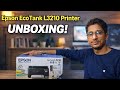Epson EcoTank L3210 Printer Unboxing | Best Budget Ink Tank Printer