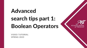 Advanced Search Tips Part 1: Boolean Operators