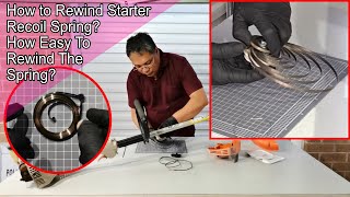 VTECH 41 - How to Rewind a Starter Recoil Spring