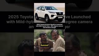 2025 Toyota Fortuner Neodrive Launched With Mild-Hybrid Tech, 360-Degree Camera And Wireless Charger