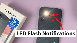 How To Enable LED Flash Notification Alerts On Samsung Galaxy A14 screenshot 4