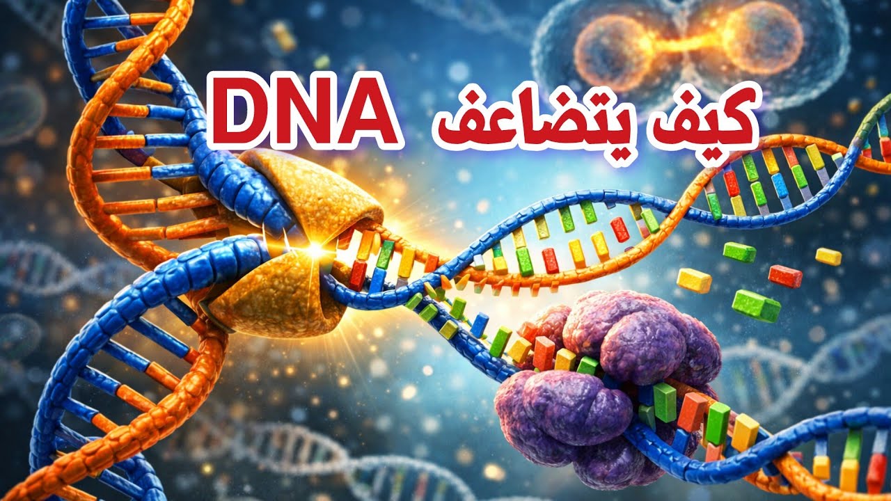 تضاعف الـDNA خطوة بخطوة | السر وراء انقسام الخلايا DNA REPLICATION 