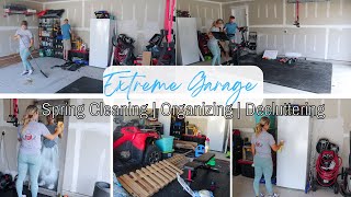 Extreme Garage Declutter & Organization || Spring Cleaning 2022 | Garage Deep Clean | Speed Cleaning