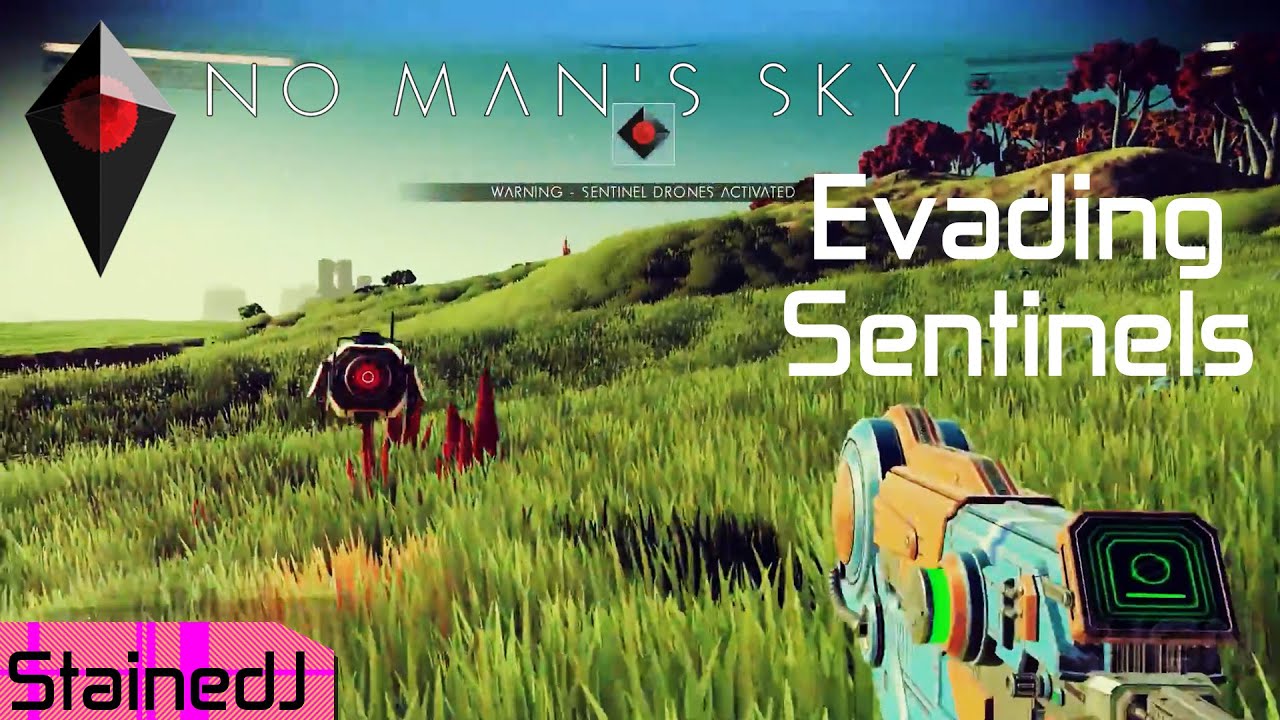 No Man's Sky Evading Sentinels - YouTube