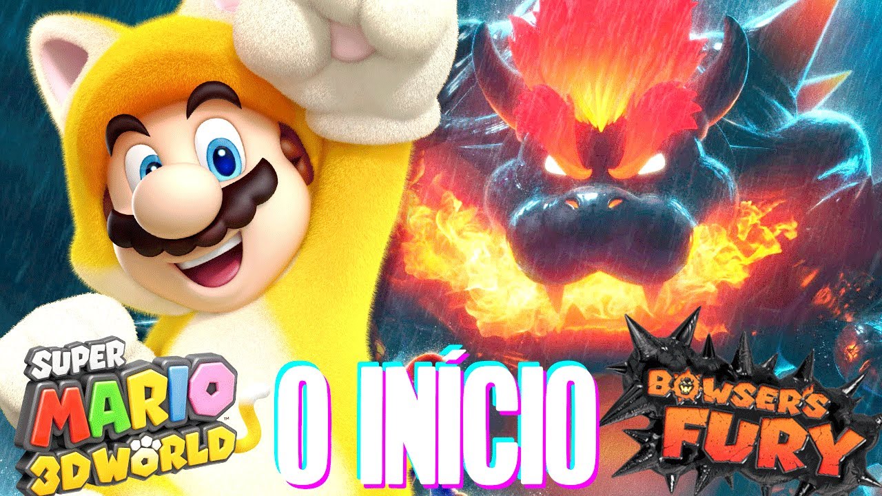 BOWSER'S FURY - O Início de Gameplay do Jogo do Mario, em