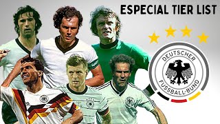 BECKENBAUER, MULLER, KROOS, SEELER, MATTHAUS...TIER LIST HISTÓRICO ALEMANES CON CATEGORÍAS