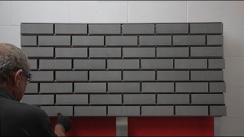 Corium Brick Tile Cladding System - Basic Installation