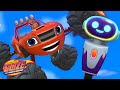 Mega Bot Rescues Blaze &amp; AJ! | Blaze and the Monster Machines