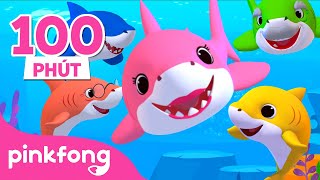 Gia đình Cá mập đang tới! | + Tuyển tập | Cá Mập Con Baby Shark | Pinkfong! - Nhạc thiếu nhi