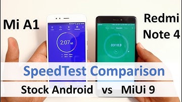 Mi A1 vs Redmi Note 4 SpeedTest Comparison | Must Watch