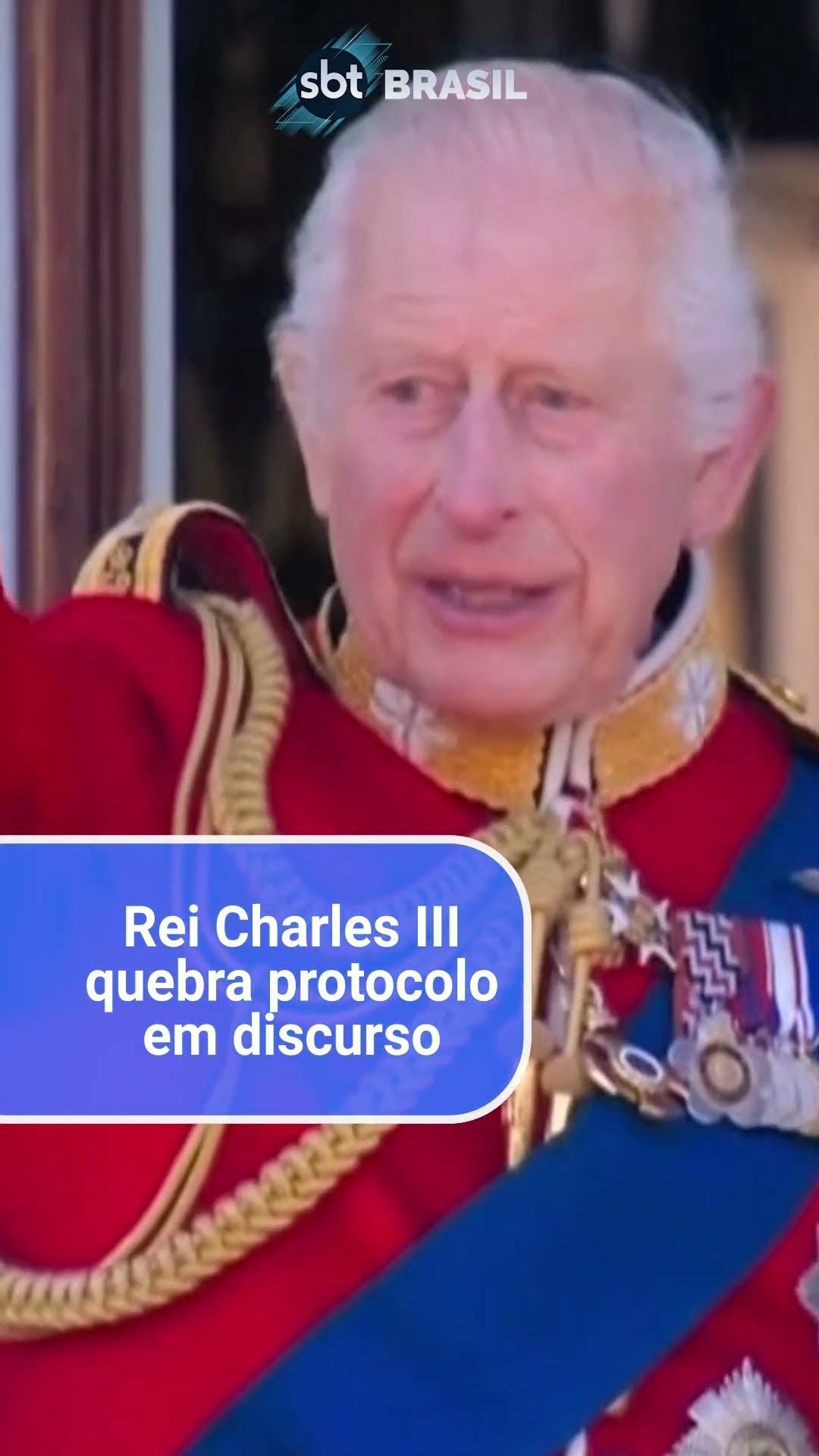 Rei Charles III quebra protocolo em discurso de Natal na Inglaterra