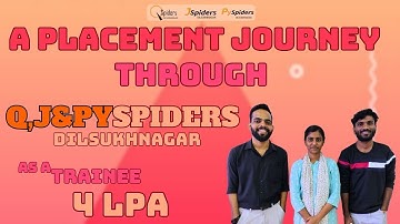 A Placement Journey Through Q,J & PySpiders Dilsukhnagar | Trainee | 4 LPA