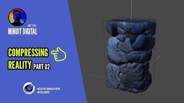 🌈 Compressing Reality - Cloth Simulation [ Cinema 4D ] - Part 02