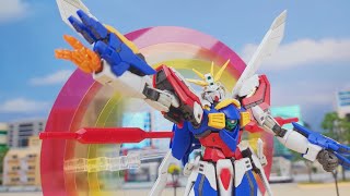 RG God Gundam Stop Motion Build RGゴッドガンダム