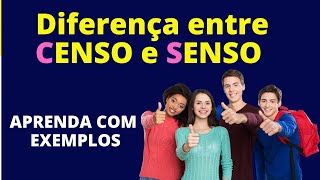 Diferença entre Censo e Senso - Descubra agora!