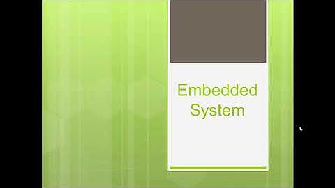 Embedded System dan Sejarahnya
