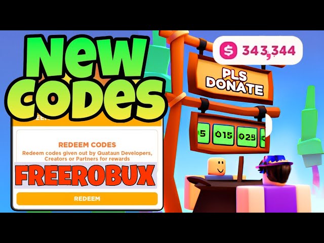 Earn and Donate Codes Wiki Roblox [December 2023]