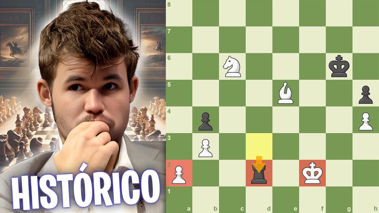 Magnus Carlsen Nunca Temeu as Lendas do Xadrez! 